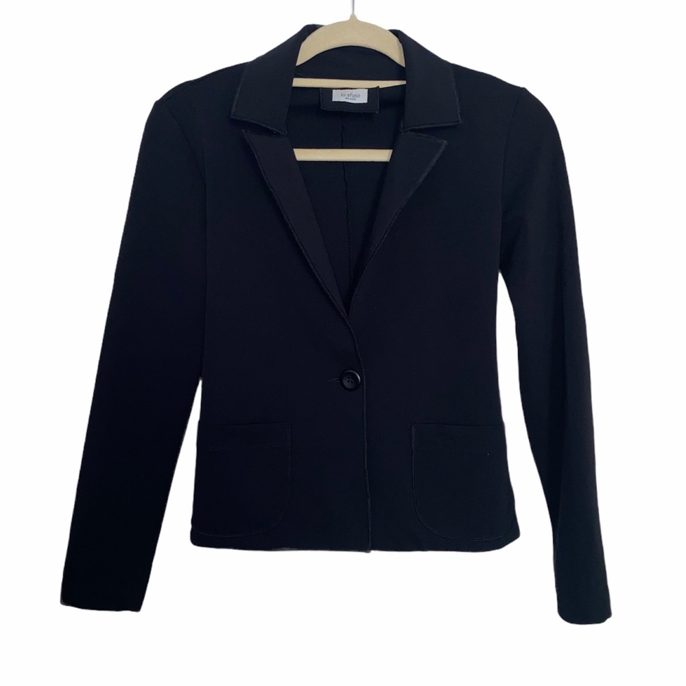 Lo Sfizio Women’s Black Fitted Blazer Size Small